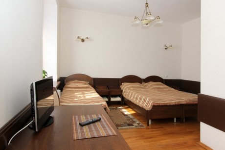 1-room for four people, hotel