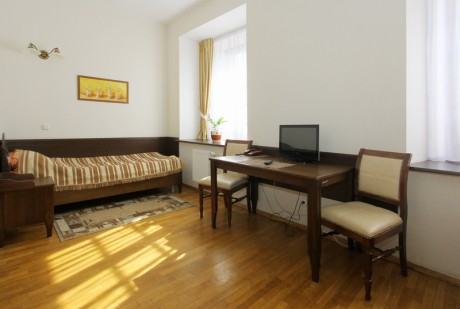 1-room for four people, hotel