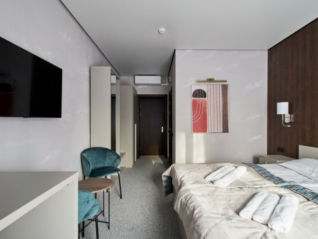 1-room double double, Wellness-center