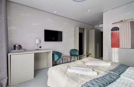 1-room double double, Wellness-center