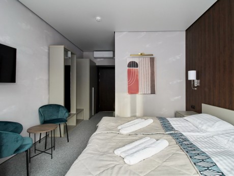1-room double double, Wellness-center